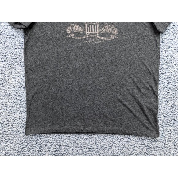 Lucky Brand Shirt Mens Medium Casual Lightweight Preppy City College Grunge Gray - Picture 4 of 11